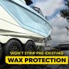 imageMeguiars Boat ampamp RV Wash ampamp Wax Starter Kit  The Perfect Detailing Kit For Boats ampamp RVs  Includes Wash Wax Water Spot Remover Vinyl ampamp Rubber Detailer and Cleaning Accessories64 Oz