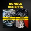 imageMeguiars Car Cleaning Kit with Car Wash Soap Wax Microfiber Towels and More Car Cleaning ProductsKit  Supreme Shine Towels