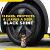 imageMeguiars Hot Shine Tire Foam  High Goss Tire Shine That Cleans Shines and Protects in One Deep Black Shine with Conditioners and UV Protection to Help Keep Tires Looking Like New 19 Oz AerosolHot Shine Foam