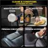 imageMeguiars Leather Care Kit  Premium Leather Cleaner and Conditioner  The Perfect Interior Care for Automotive SeatsCleaner  Conditioner Kit