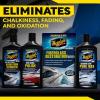imageMeguiars M4965 MarineRV Fiberglass Restoration System 3Piece Marine Fiberglass Repair Kit Featuring Oxidation Remover for Boat Care Plus Boat Polish and WaxRestoration System