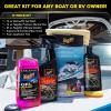 imageMeguiars M4965 MarineRV Fiberglass Restoration System 3Piece Marine Fiberglass Repair Kit Featuring Oxidation Remover for Boat Care Plus Boat Polish and WaxOwner Essentials Kit
