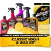 imageMeguiars Car Cleaning Kit with Car Wash Soap Wax Microfiber Towels and More Car Cleaning ProductsKit  Supreme Shine Towels