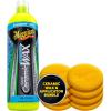 imageMeguiars Hybrid Ceramic Liquid Car Wax  Supreme Shine Foam Applicator Pads Set of 4