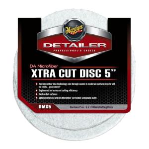 imageMeguiars 5quot DA Microfiber Xtra Cut Disc DMX5  Premium Microfiber Car Buffing Pad for Moderate to Heavy Defect Removal  Cutting Dual Action Polisher Pad for Professional Results 2 Pack5