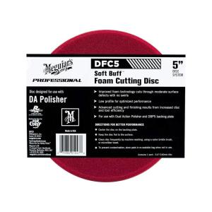 imageMeguiars 6quot Soft Buff Da Foam Finishing Disc DFF6  Hook and Loop Foam DA Polisher Finishing Pad for Applying Waxes and Sealants  For use with 6quot DA Backing Plate and DA Polisher 1 Disc5