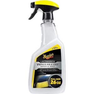 imageMeguiars G3626 Ultimate Waterless Wash ampamp Wax  26 Oz Spray Bottle26 Fl Oz Pack of 1