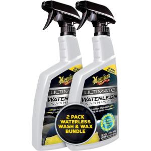 imageMeguiars G3626 Ultimate Waterless Wash ampamp Wax  26 Oz Spray Bottle26 Oz 2 Pack