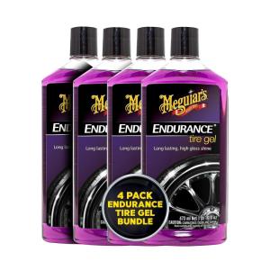 imageMeguiars G7516 Endurance Tire Gel Premium Tire Gel for a Lasting Glossy Shine  16 Oz Bottle Pack of 4Endurance Tire Gel 4 Pack