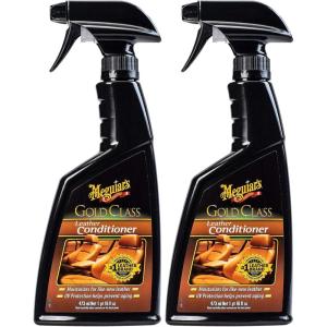 imageMeguiars Gold Class Leather Conditioner Spray  Premium Car Leather Conditioner  Protect Seats from Cracking Fading and Drying Out  16 Oz