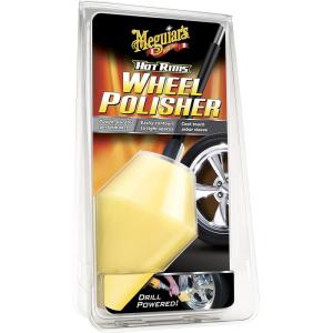 imageMeguiars Hot Rims Wheel Polisher Tool  DrillPowered Attachment for Polishing on Polished Chrome and Uncoated Wheels  Attaches to Standard Drill  Pair with Your Favorite Metal Polish 1 ToolWheel Polisher Tool