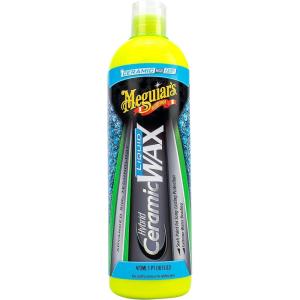 imageMeguiars Hybrid Ceramic Liquid Wax Shield Your Paint with a ResidueFree Liquid Car Wax with Advanced SiO2 Hybrid Technology and LongLasting WaterBeading Protection 16 Oz Bottle16 Fl Oz Pack of 1