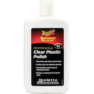imageMeguiars M1008 M10 Mirror Glaze Clear Plastic Polish  8 Oz Bottle