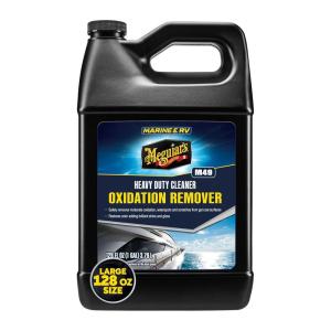 imageMeguiars M4901 MarineRV Heavy Duty Oxidation Remover Water Spot Stain and Boat Scratch Remover for Vehicles with Gel Coat and Fiberglass Surfaces 1 Gallon1 Count Pack of 1