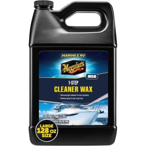 imageMeguiars M5032 MarineRV One Step Cleaner Wax EasytoUse Marine Wax for Boats and RVs That Removes Light Defects Restores Color Brilliance and Protects the Surface 32 Fl Oz128 Fl Oz Pack of 1