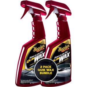 imageMeguiars Quik Wax Instant Gloss  24 Oz Spray Bottle Pack of 2Quik Spray