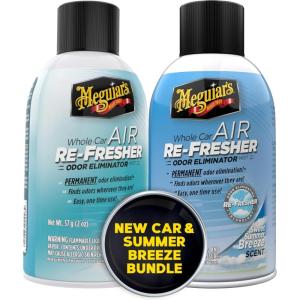 imageMeguiars Whole Car Air Refresher New Car Scent and Summer Breeze BundleBundle
