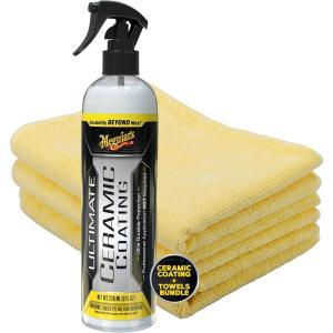 imageMeguiars Ultimate Ceramic Coating and Meguiars X2020 Supreme Shine Microfiber Towels Bundle
