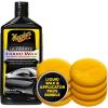 imageMeguiars Ultimate Liquid Wax  Supreme Shine 4quot Foam Applicator Pads Bundle  16 Oz Bottle  4 Pack
