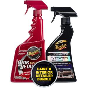 imageMeguiars Quik Detailer Mist and Wipe  The Perfect Car Detailing Spray to Lightly Clean With a Quick and Easy Gloss Enhancement  32 OzQuik Detailer  Interior Detailer