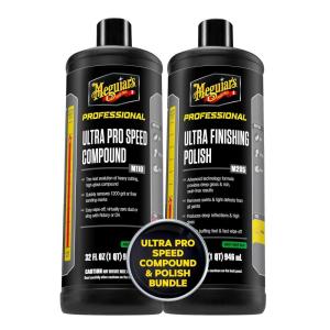 imageMeguiars Ultra Pro Speed Compound M11032 ampamp Mirror Glaze Ultra Finishing Polish M2053232 Oz Heavy Duty Compound ampamp Finishing Car Polish