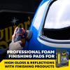 imageMeguiars 3quot Finishing Foam Pads  M3FFP3  Professional Foam Pad for Finishing use with Meguiars Finishing Products for Increased Gloss and Shine or use to Apply a Car Wax to Protect 3 Pack
