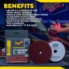 imageMeguiars 5quot Compounding Foam Pads  M5CFP2  Professional Foam Cutting Pad use with Meguiars Compound to Remove Heavy Defects Sanding Marks and Scratches Machine Pad for Compounding 2 Pack