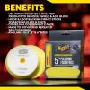 imageMeguiars 5quot Polishing Foam Pads  M5PFP2  Professional Foam Pad for Polishing use with Meguiars Polishes for Removing Light Defects Scratches ampamp Swirls or use with OneStep Products 2 Pack