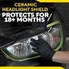 imageMeguiars Heavy Duty Headlight Kit  This Headlight Restoration Kit Includes Headlight Cleaner Ceramic Protection Drill Backing Plate Pads ampamp Towelettes 18 Plus Months of Protection Car Care Kit