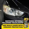 imageMeguiars Heavy Duty Headlight Kit  This Headlight Restoration Kit Includes Headlight Cleaner Ceramic Protection Drill Backing Plate Pads ampamp Towelettes 18 Plus Months of Protection Car Care Kit