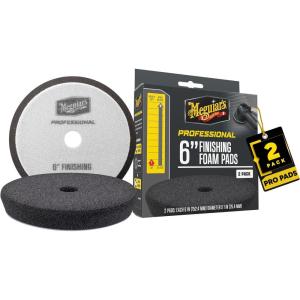 imageMeguiars 6quot Finishing Foam Pads  M6FFP2  Professional Foam Pad for Finishing use with Meguiars Finishing Products for Increased Gloss and Shine or use to Apply a Car Wax to Protect 2 Pack