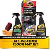 imageMeguiars Quik Solutions AllWeather Floor Mat Kit  All Weather Floor Mat Cleaner and Car Mat Protectant That Deep Cleans ampamp Restores a LikeNew NonSlick Finish  Includes Drill Attachment Kit