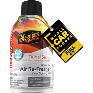 imageMeguiars Car Air Refresher Odor Fighting Mist  Dubai Sands LongLasting Car Air Freshener Fights Strong ampamp Unwanted Smells Renewing Interiors with a Luxurious ampamp Refreshing Scent 2 oz Aerosol