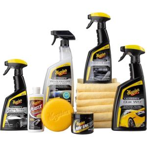 imageMeguiars Ultimate Motorcycle Starter Kit  Premium Detailing Kit That Bundles Together The Perfect Motorcycle Cleaning Products Detailing Products and Motorcycle Accessories to Apply and Remove